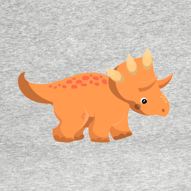 Cute dinosaur triceratops by  ESHA-Studio